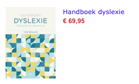 Handboek dyslexie