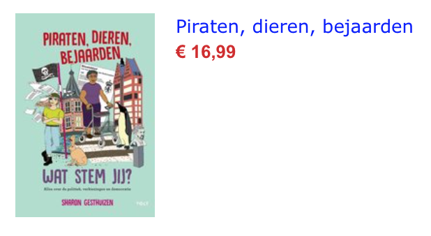 Piraten, dieren, bejaarden