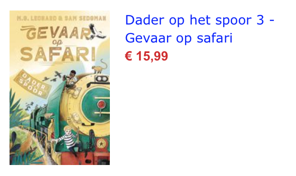 Dader op het spoor 3 bol - Leesbevordering in de klas