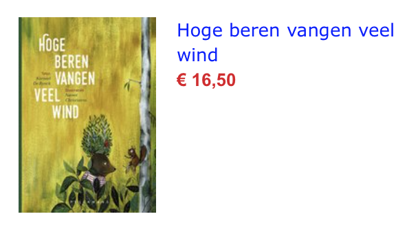 Hoge beren vangen veel wind bol - Leesbevordering in de klas