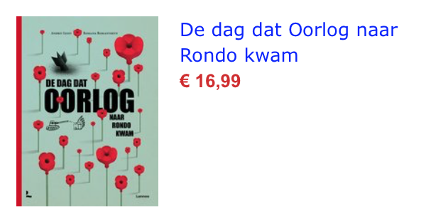 De dag dat Oorlog naar Rondo kwam bol - Leesbevordering in de klas