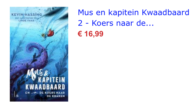 Mus & Kapitein Kwaadbaard en de koers naar de Kraken - Leesbevordering